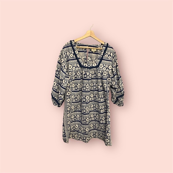 Tuckernuck Blue and White Mod Dress - Picture 1 of 9